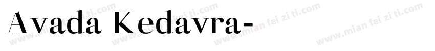 Avada Kedavra字体转换